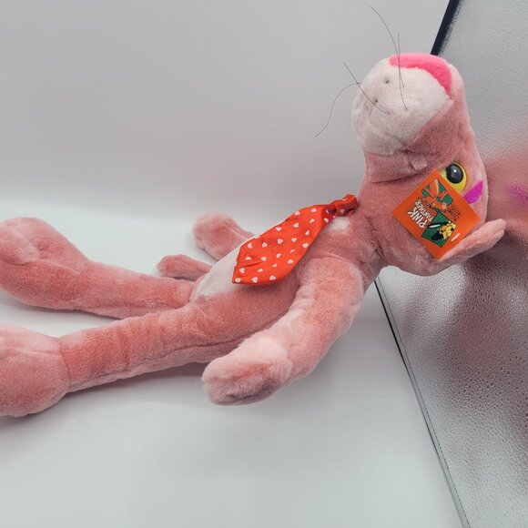 Kelly Toy PINK PANTHER 19" Cartoon Plush Stuffed Neck Tie W/ Tag 1999 - Picture 4 of 7
